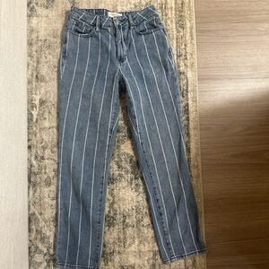 PacSun Blue Denim with White Accents
